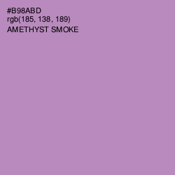 #B98ABD - Amethyst Smoke Color Image